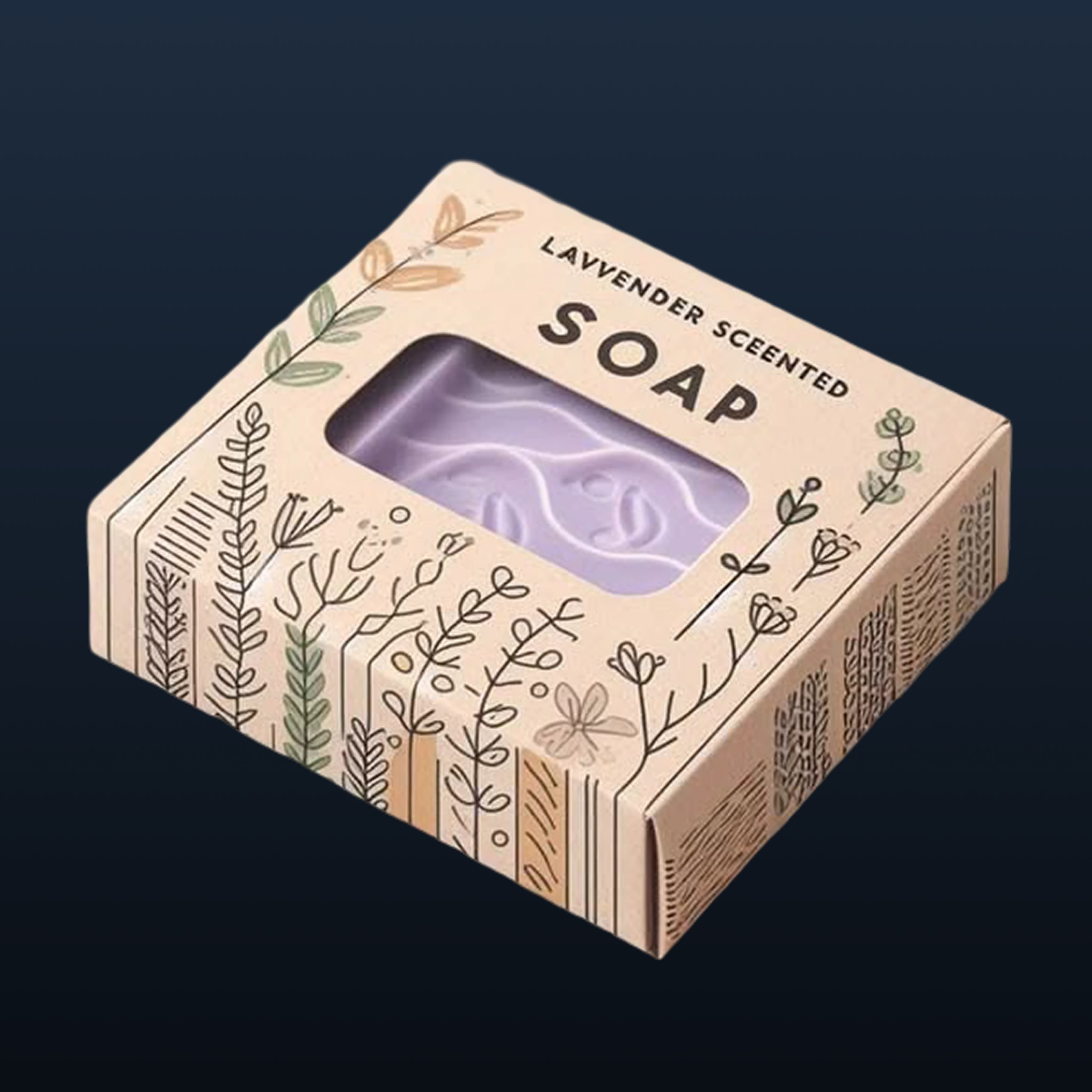 Custom Square Soap Boxes