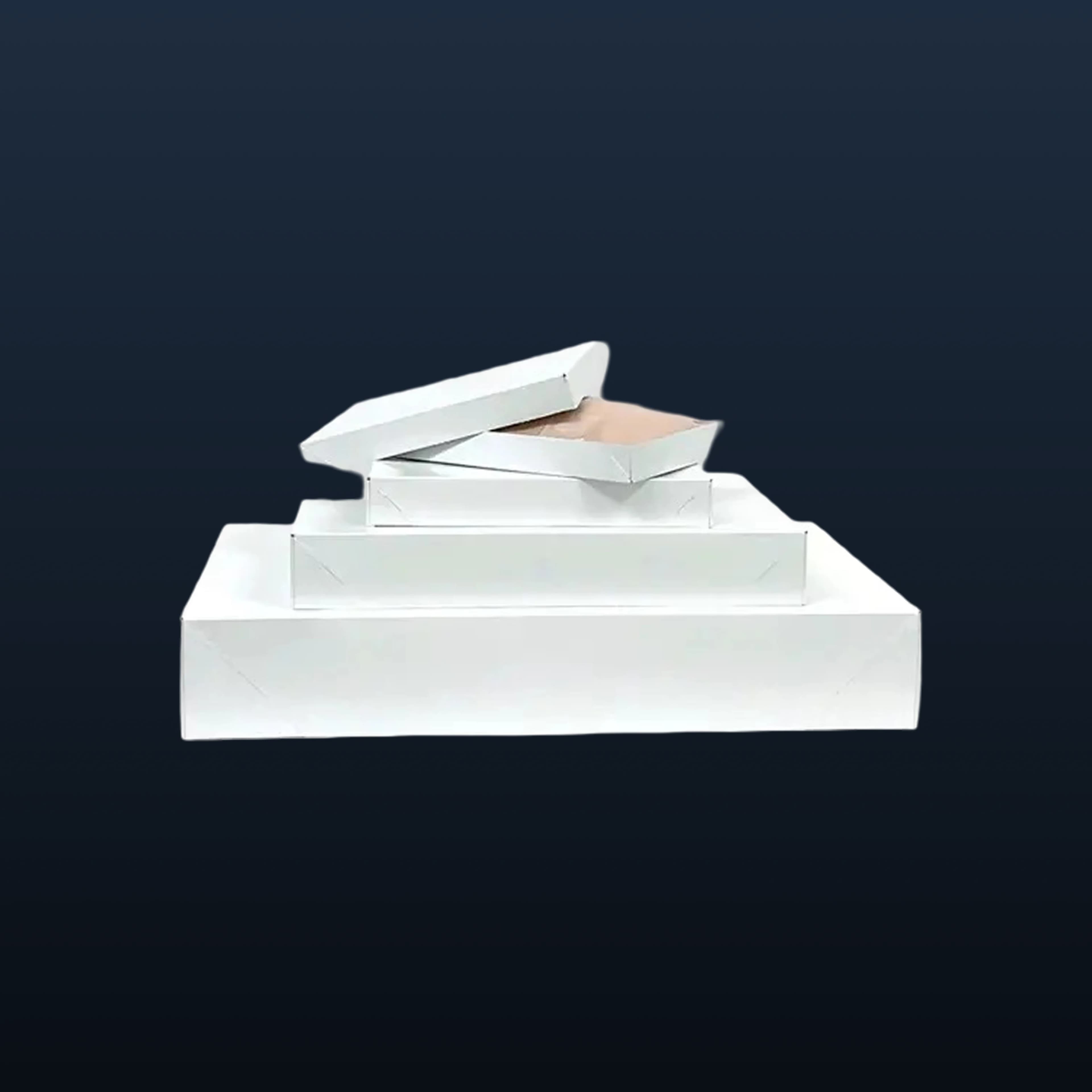 White Apparel Boxes