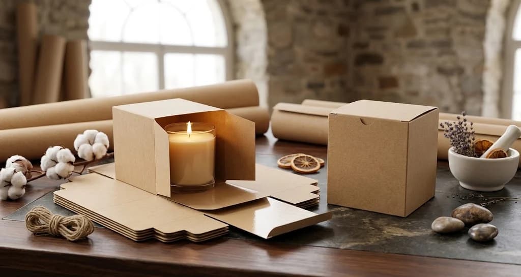 Food-grade, Eco-friendly Candle Shipping Boxes